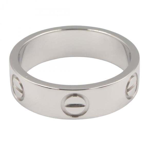 CARTIER Authentic 18k Silver Love Ring - Picture 2 of 6